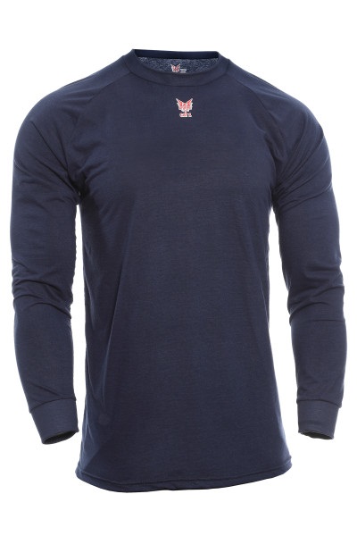 DRIFIRE FR Control Short Sleeve T-Shirt, Navy Blue - Men's FR Work Wear